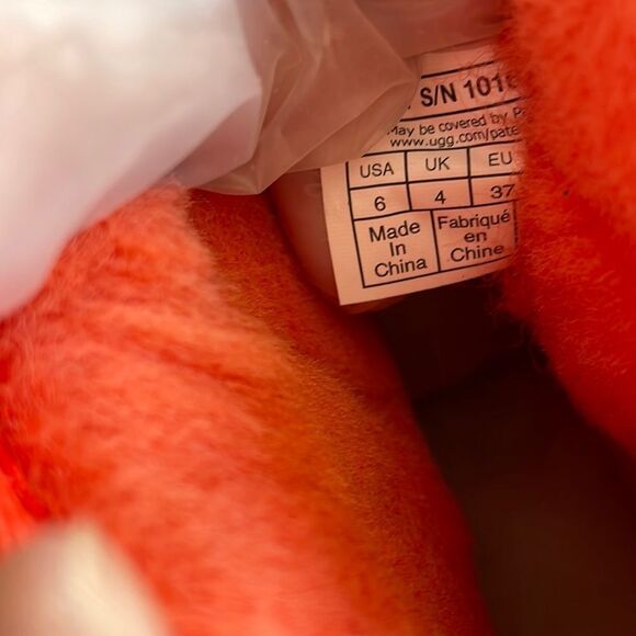 UGG Classic Mini II Hazard Orange Women Size 6 - Picture 14 of 15